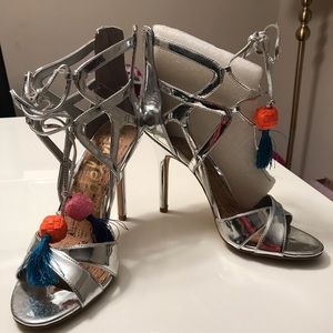 Sam Edelman metallic heels